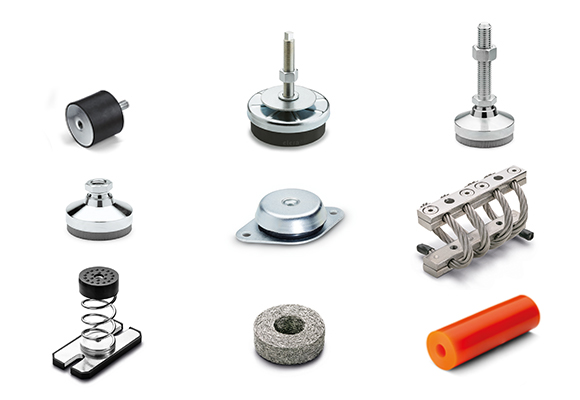 减震安装座和弹性体弹簧